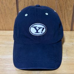 Vintage Yahoo! Search Engine Embroidered Logo Dad Hat Cap Y2K Navy Blue One Size