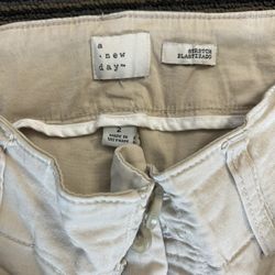 Cream Pants