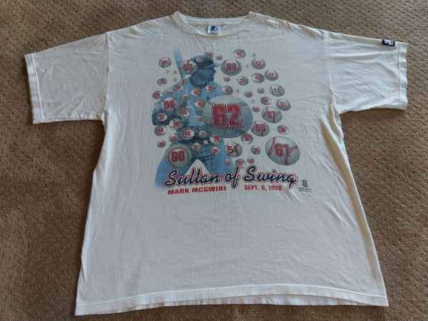 1990 S Starter Graphics Tee Shirt Mark Mcgwire Sultan Of
