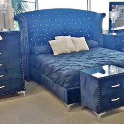 New 4pc Bedroom Set In Box Buy Now Pay Later $39 Down No Credit Needed 