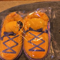 New 8 Unisex Plush Sneaker Slippers 