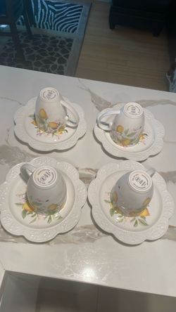 4 set Princess House teacup