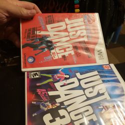 Nintendo Wii Just Dance 1 And Just Dance 3 