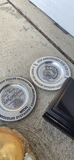 Antique Harley Davidson plates