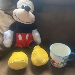 Disney Mickey Mouse Plush And Characters Mug 