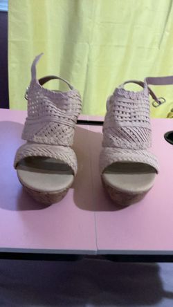 Jelly Pop. Pink wedges. Size 9