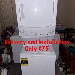 GE Stackable Washer And Dryer