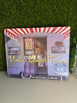 Vintage camper trailers book! Like new!