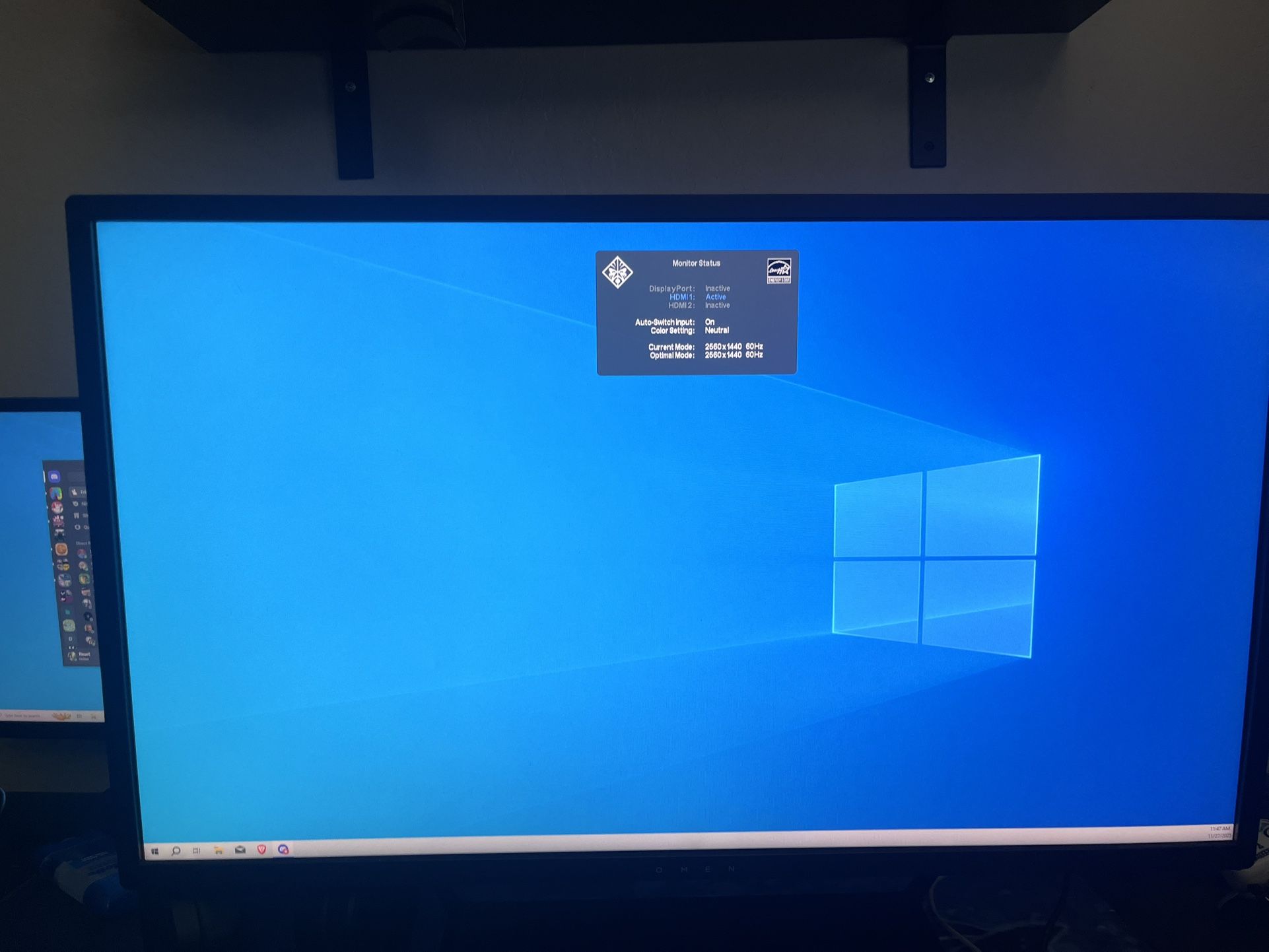 Dual Monitor Bundle - Dual Monitor — ASUS VG289 + HP OMEN 32” (W9S97AA) – 4K / QHD Monitors – Great Deal