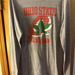 Ohio State Shirt Size Medium Long Sleeve New With Out Tags 