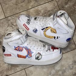 Nike Air Force 1 Mid Supreme NBA Size 9.5 No Box