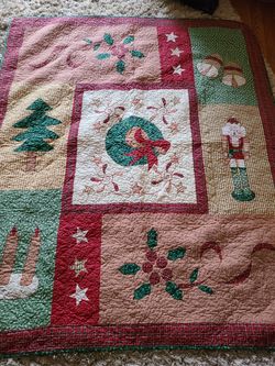 Beautiful Christmas throw