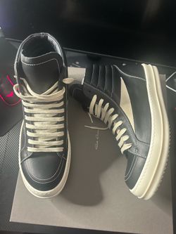Rick Owens Porterville Vintage High Black Milk Size 10.5US