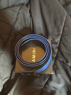 Blue amiri belt