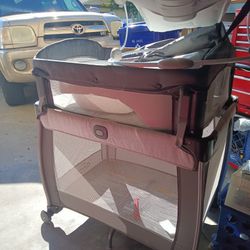 Baby Bassinet/Playpen Combo & More Free
