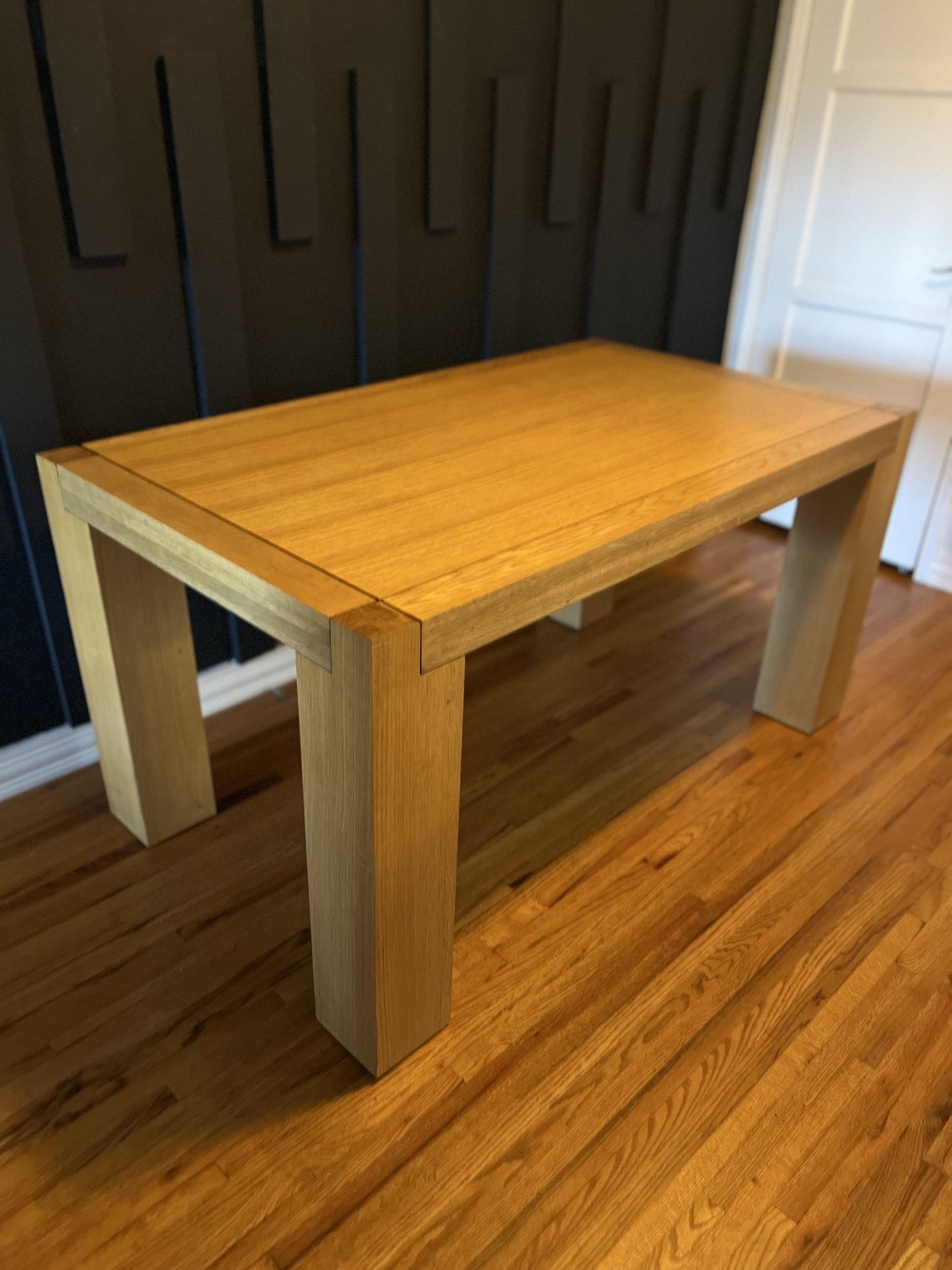 Beautiful Gus Modern* oak table in great condition. High-end designer furniture — solid, heavy, and very well made.