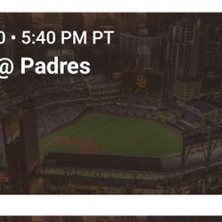 Dodgers Vs Padres Luxury Box  2Tix $350 Each