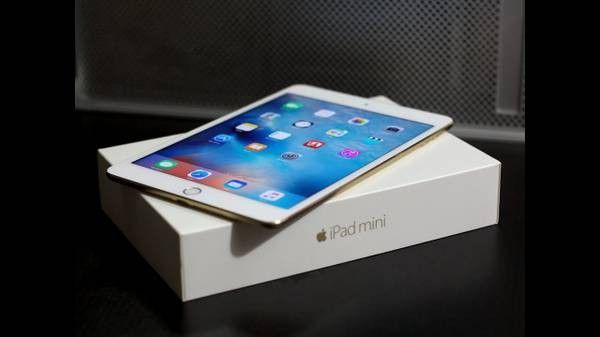 NEW APPLE IPAD Mini 4 RETINA CELLULAR + WiFi + CASE + USB CHARGER