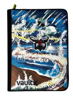 Custom Painted Pokemon Binder VaultX 9 pocket Darkrai