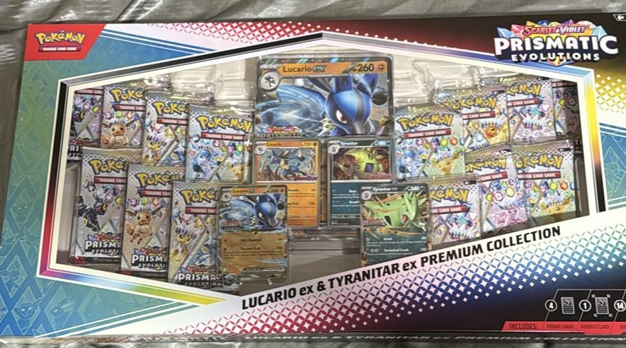Prismatic evolutions premium Collection Pokemon Cards
