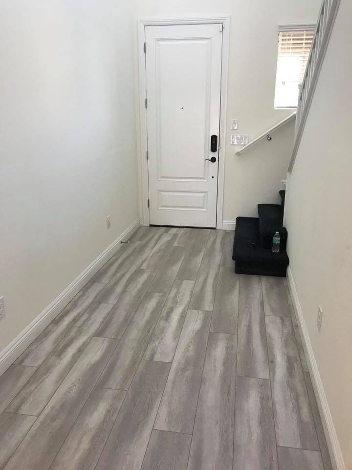 Laminate luxury vinyl hardwood baseboards