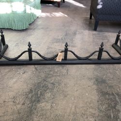 Antique French Fireplace Fender 