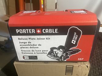 New Porter Cable 557  Deluxe Plate Joiner Kit