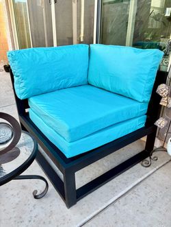 BFM Seating Belmar Aluminum Armchair w/ Right Armrest
