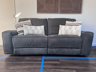 Recliner couch and loveseat