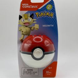 New Mega Construx Pokémon Meowth Figure Set