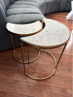 marble top side tables