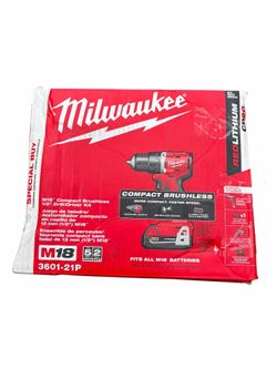 Milwaukee MILWAUKEE M18 18V Cordless Drill Driver - 3601-21P