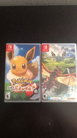 Nintendo Switch Games Bundle – Pokémon & Monster Hunter