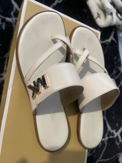Michael Kors white sandals
