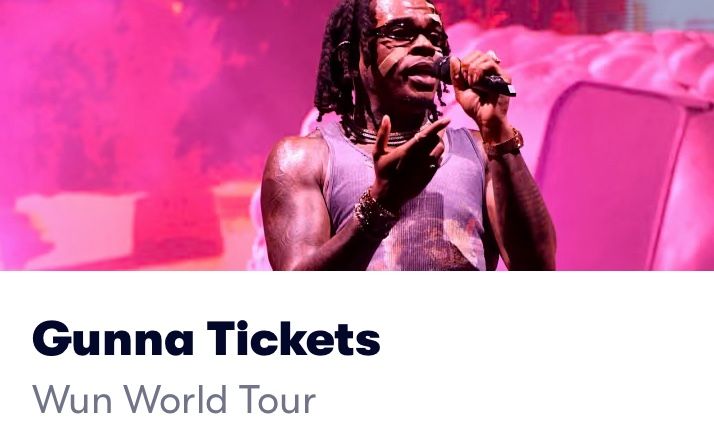 ( 2 ) Gunna World Tour Tickets