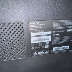 “55” vizio model e55-f1 Television 