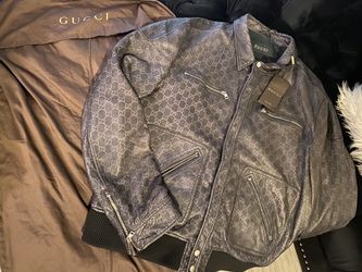 Authentic Leather Gucci Jacket