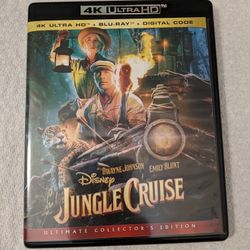 Jungle Cruise 4K UHD + Blu-ray Dwayne Johnson 