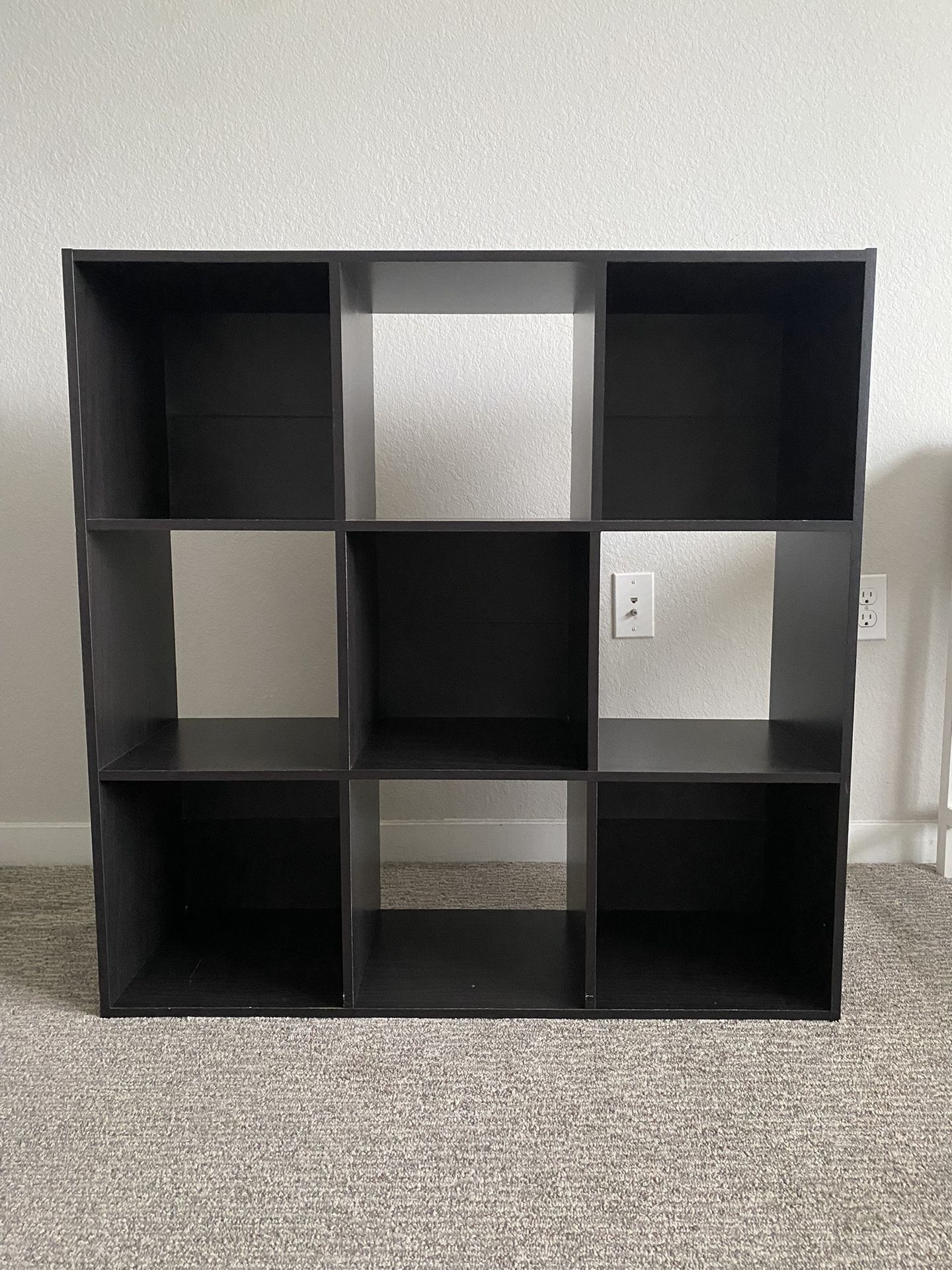 Brown 6-Cube Shelf