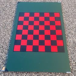 🏓 Ping Pong, Checkers & Backgammon Game Board Set – Fair Condition