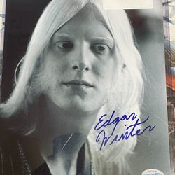 Edgar Winter Signed Photo