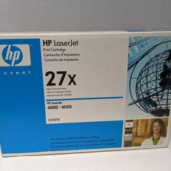 NEW GENUINE OEM HP BLACK HIGH YIELD TONER CARTRIDGE 27X C4127X LASERJET 4000