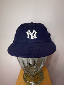 Vintage NY Yankees Roman Pro Cooperstown Collection USA Fitted Hat 7 1/4