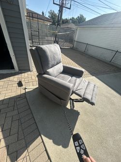 Grey Recliner Chair