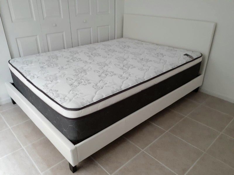 NEW QUEEN PILLOWTOP SET MATTRESS AND BOX SPRING 2PCS
