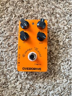 Orange Burst guitar pedal - overdrive
