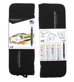 Prismacolor Premier Dual-Ended Art Marker Set of 48 with Case