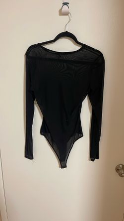 Black Sheer Bodysuit
