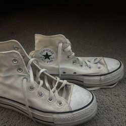 Platform white Converse (Send offers!)