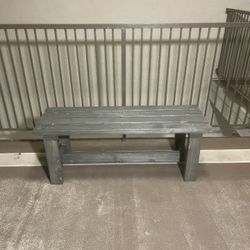 Wood Bench 
